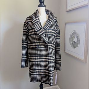 🆕 Avec Les Filles Houndstooth Oversized Check Coat